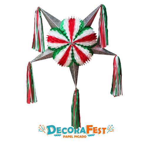 Piñata Plegable Tricolor